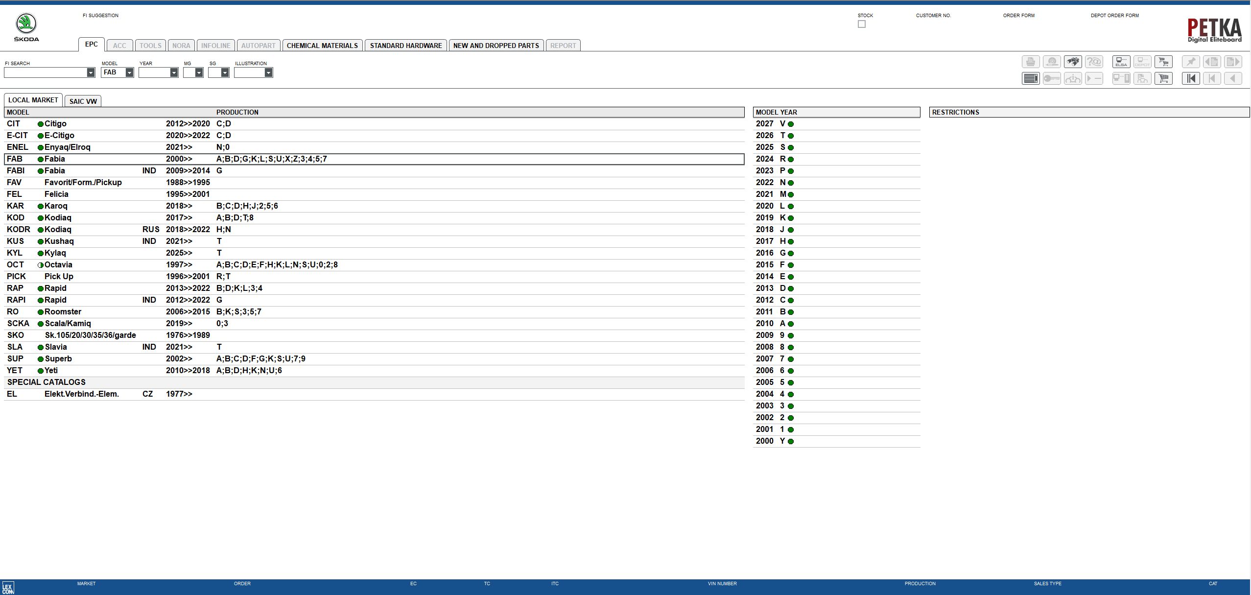 VMware Skoda EPC 8.3 12.2025 1165 Spare Parts Catalog 2