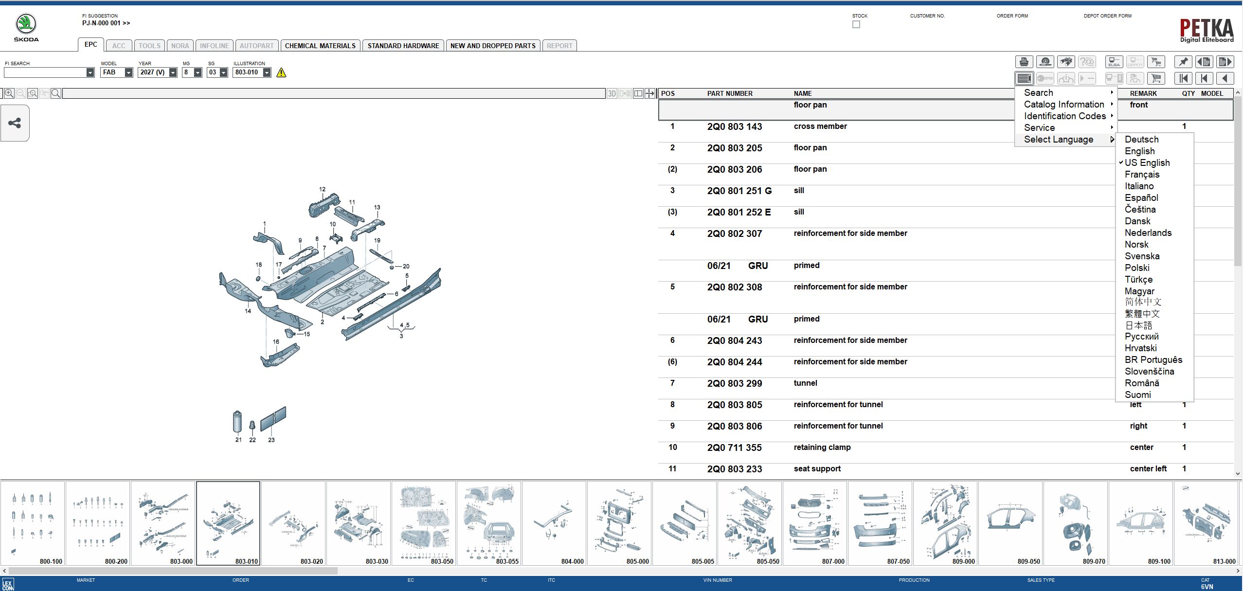 VMware Skoda EPC 8.3 12.2025 1165 Spare Parts Catalog 6