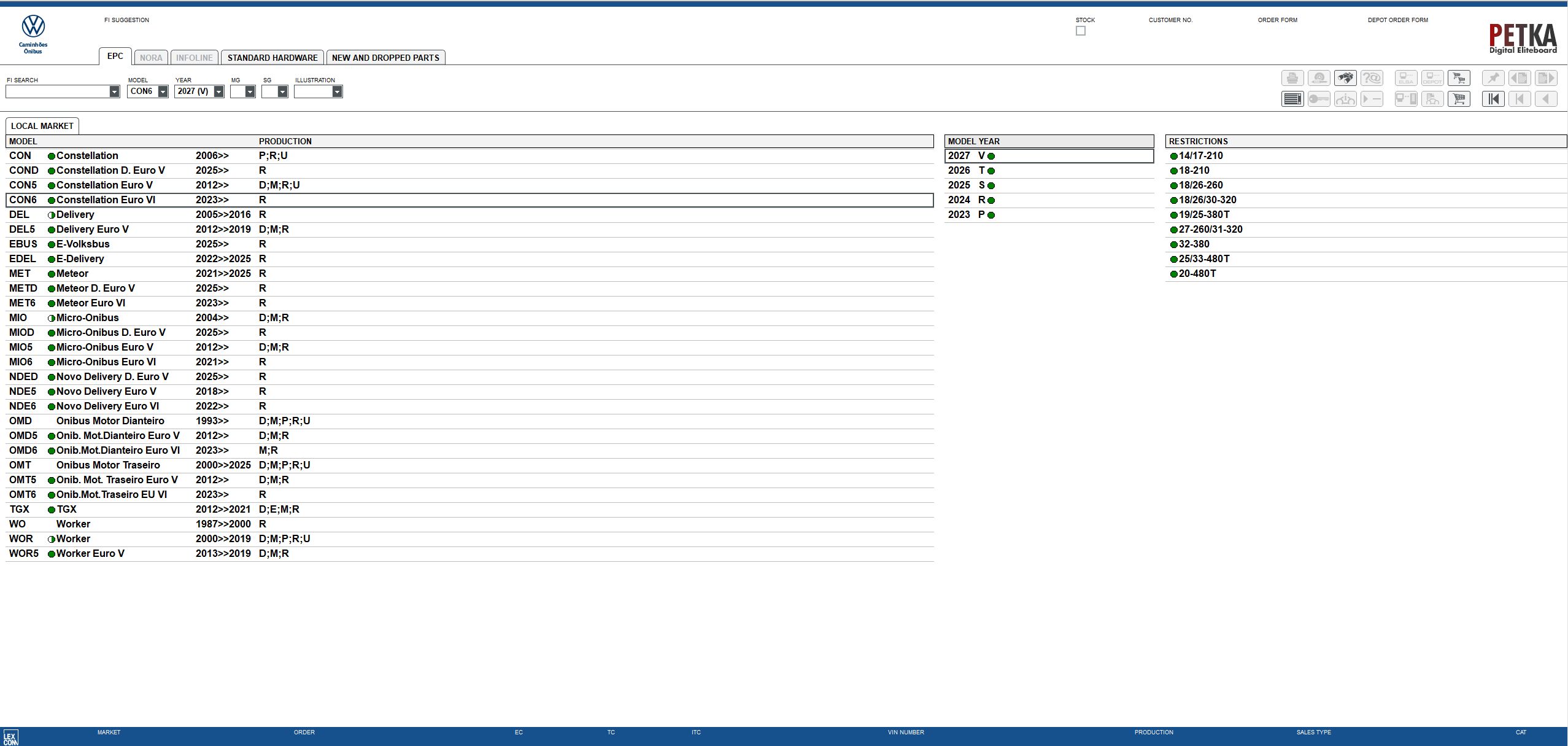 VMware Volkswagen Truck Bus EPC 8.3 12.2025 1633 Spare Parts Catalog Program 3