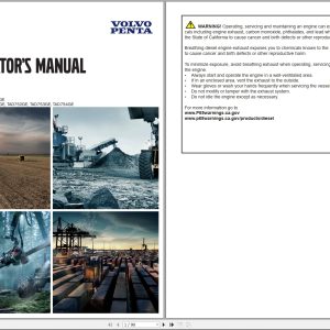 Volvo Penta Engine TAD550GE To TAD754GE Operators Manual 47711096 2018 (1)