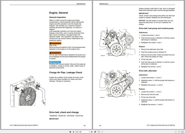 Volvo Penta Engine TAD550GE To TAD754GE Operators Manual 47711096 2018 (2)