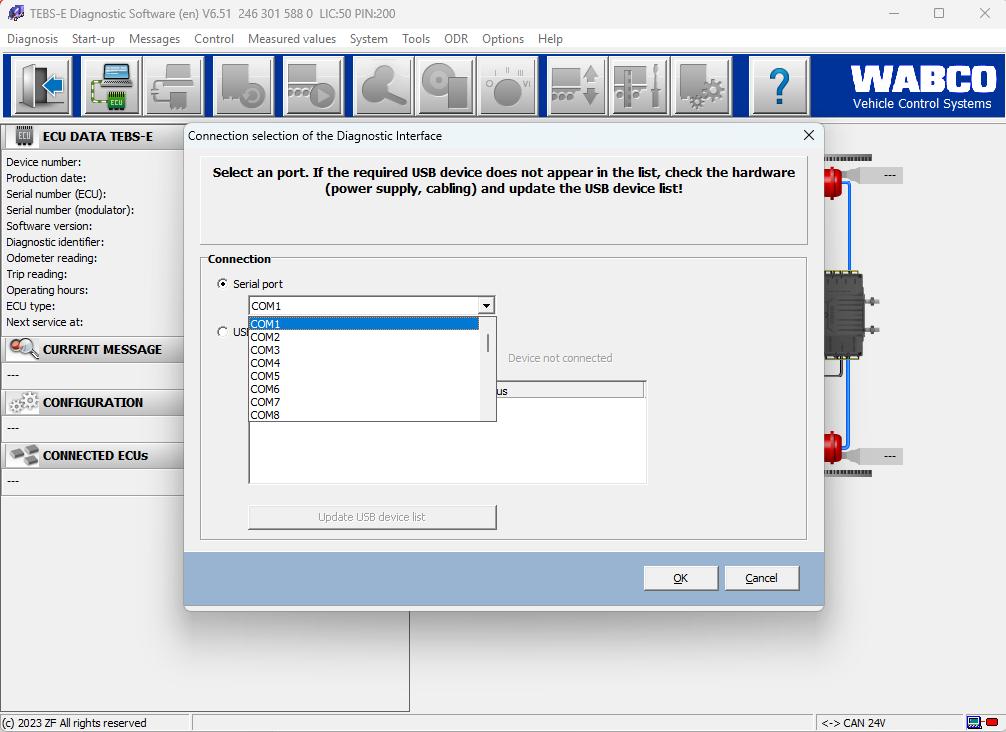 WABCO TEBS E 6.51 Diagnostic Solution Service Installation 1