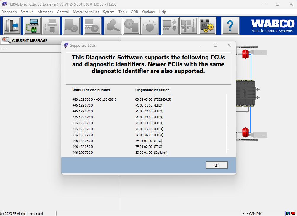 WABCO TEBS E 6.51 Diagnostic Solution Service Installation 6