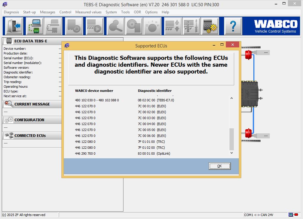 WABCO TEBS E 7.20 Diagnostic Solution Service Installation 5