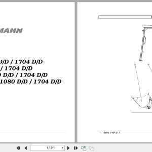 Weidemann Loader 1704 1080 D D Parts List DE EN FR ES (1)