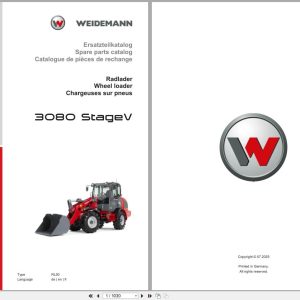 Weidemann Wheel Loader 3080 Stage V RL50 Spare Parts Catalog 07.2025 DE EN FR (1)