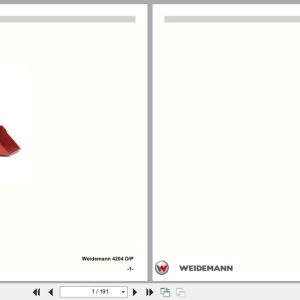 Weidemann Wheel Loader 4204 D P Spare Parts List 5056420406 DE EN ES FR (1)
