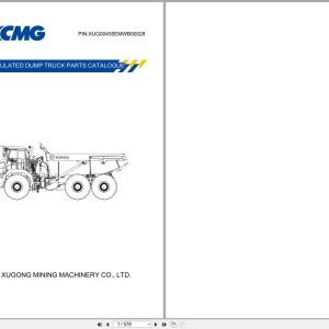 XCMG Articulated Dump Truck XDA45U Parts Catalogue EN (1)