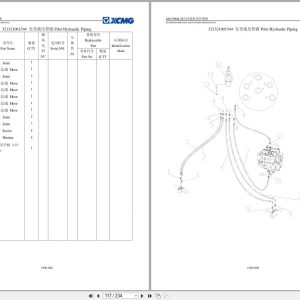 XCMG Hydraulic Excavator XE150WB Parts Manual EN ZH (2)