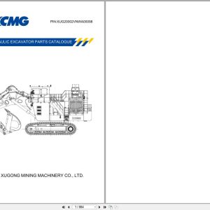 XCMG Hydraulic Excavator XE2000 Parts Catalogue 2021 EN (1)