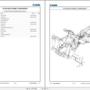 XCMG Mining Dump Truck XDR100 Parts Catalogue 2022 EN (2)