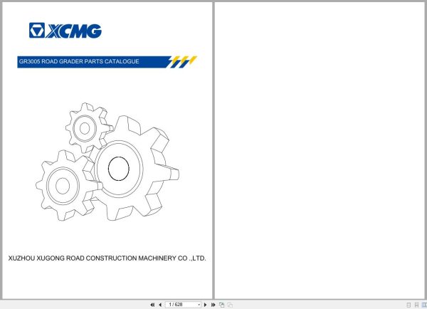 XCMG Road Grader GR3005 Parts Catalogue EN (1)