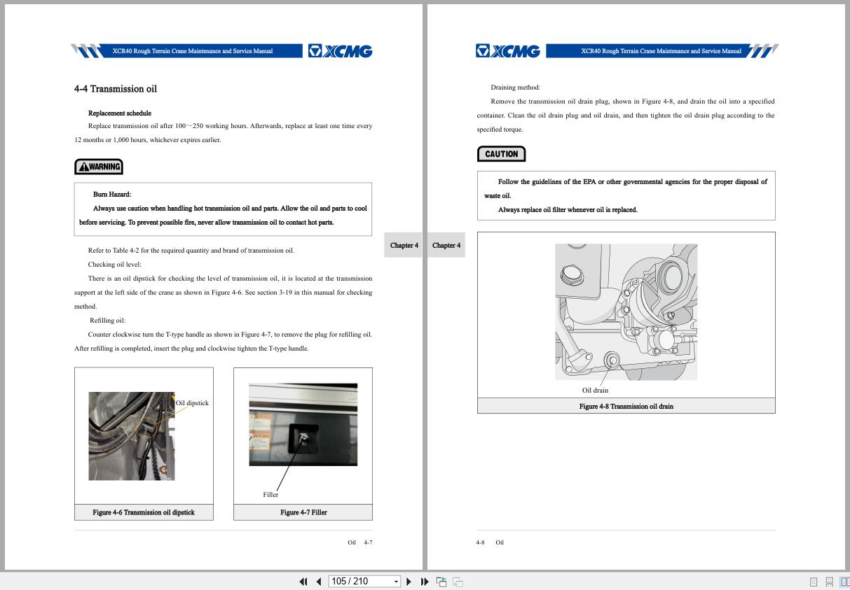 XCMG Rough Terrain Crane XCR40 Maintenance and Service Manual 2021 EN (2)