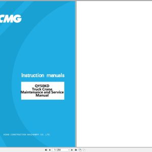 XCMG Truck Crane QY50KD Maintenance and Service Manual 2020 EN (1)