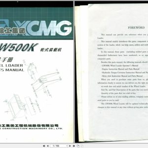 XCMG Wheel Loader LW500K Parts Manual EN ZH (1)
