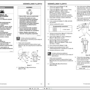 Yanmar Engine 2Tnv70 To 4Tnv106T Operations Instructions Manual 0Atnv H00100 2005 Fi (3)
