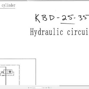 Baoli Forklift KBD 25 35 Hydraulic Diagram 1