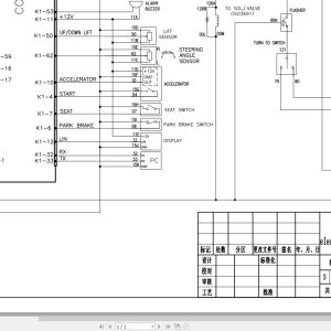 Baoli Forklift KBET 18 Wiring Diagram 1