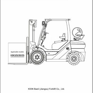 Baoli Forklift KBG25 KBG30 KBG35 Service Manual 1