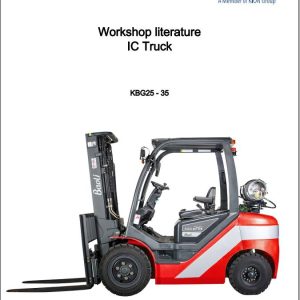 Baoli Forklift KBG25 KBG35 Workshop Manual 60108012001 1