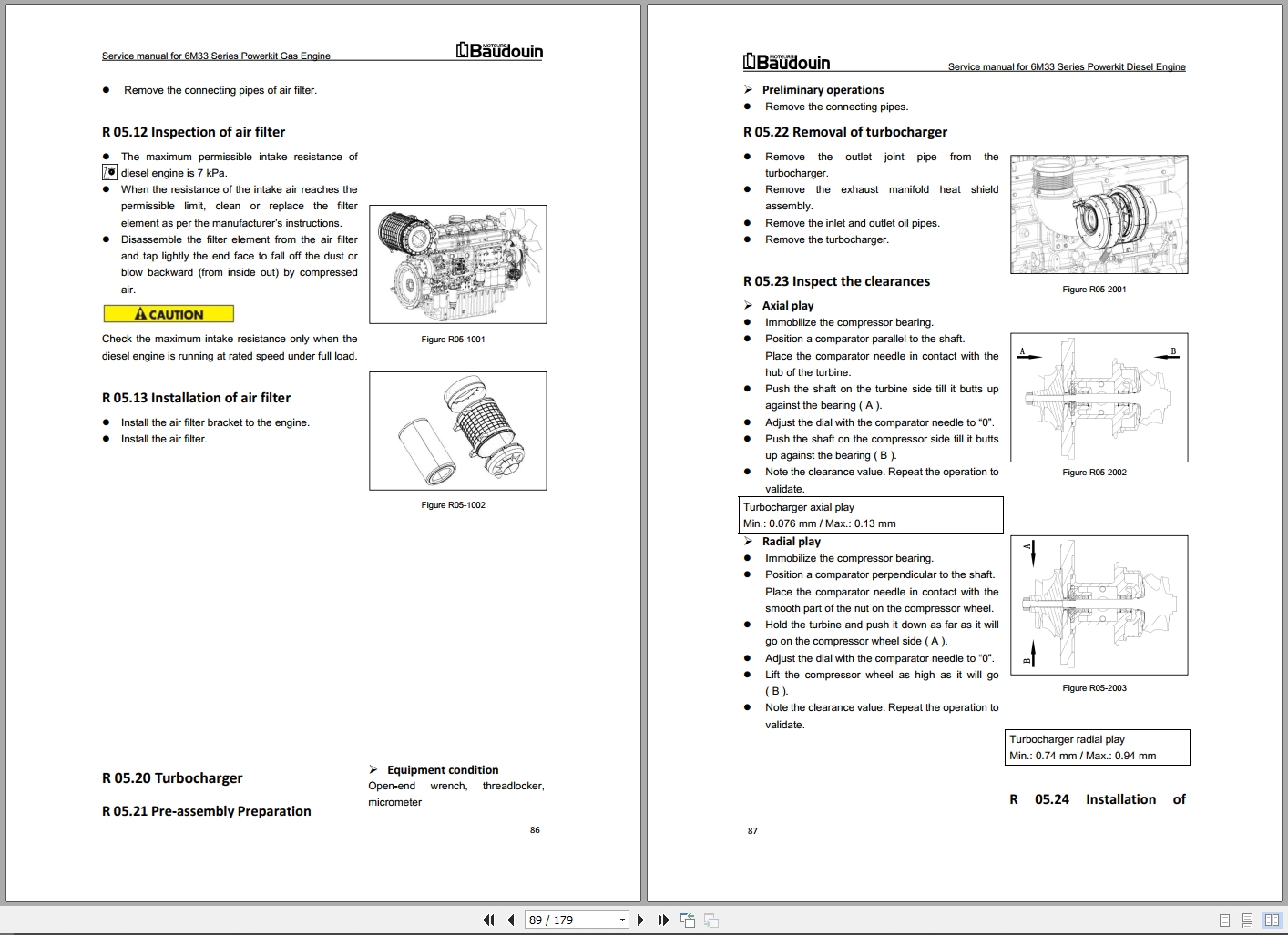 Baudouin Diesel Engine 6M33 Powerkit Service Manual SMMBV1909 2018 3