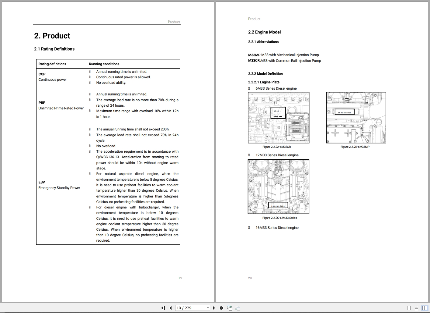 Baudouin Diesel Engine 6M33CR To 16M33CR Operation And Maintenance Manual OMMBV2108 2