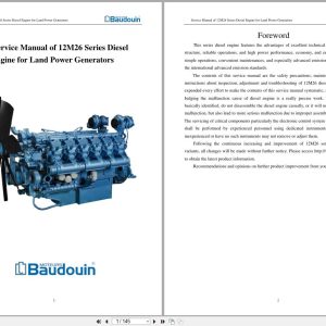 Baudouin Engine 12M26 Series Service Manual (1)