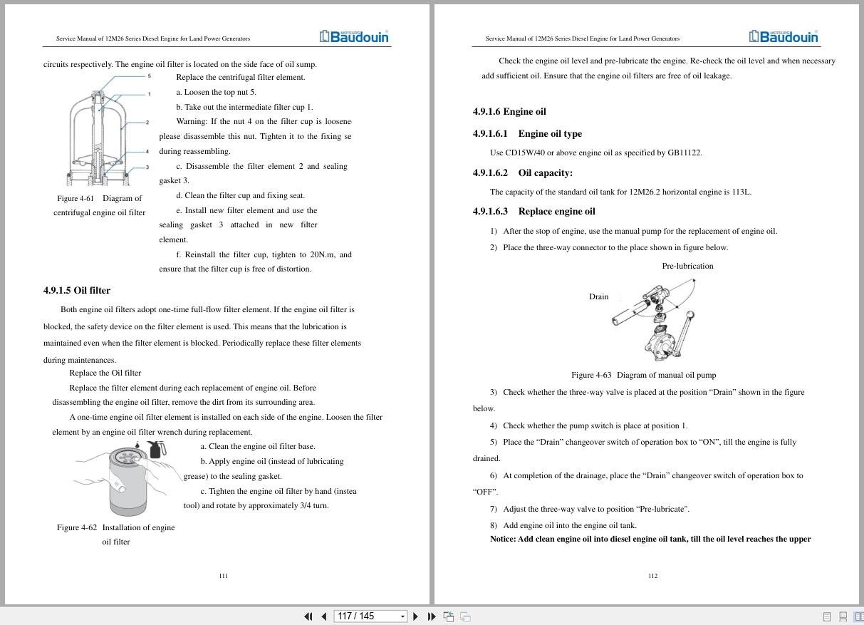 Baudouin Engine 12M26 Series Service Manual (3)