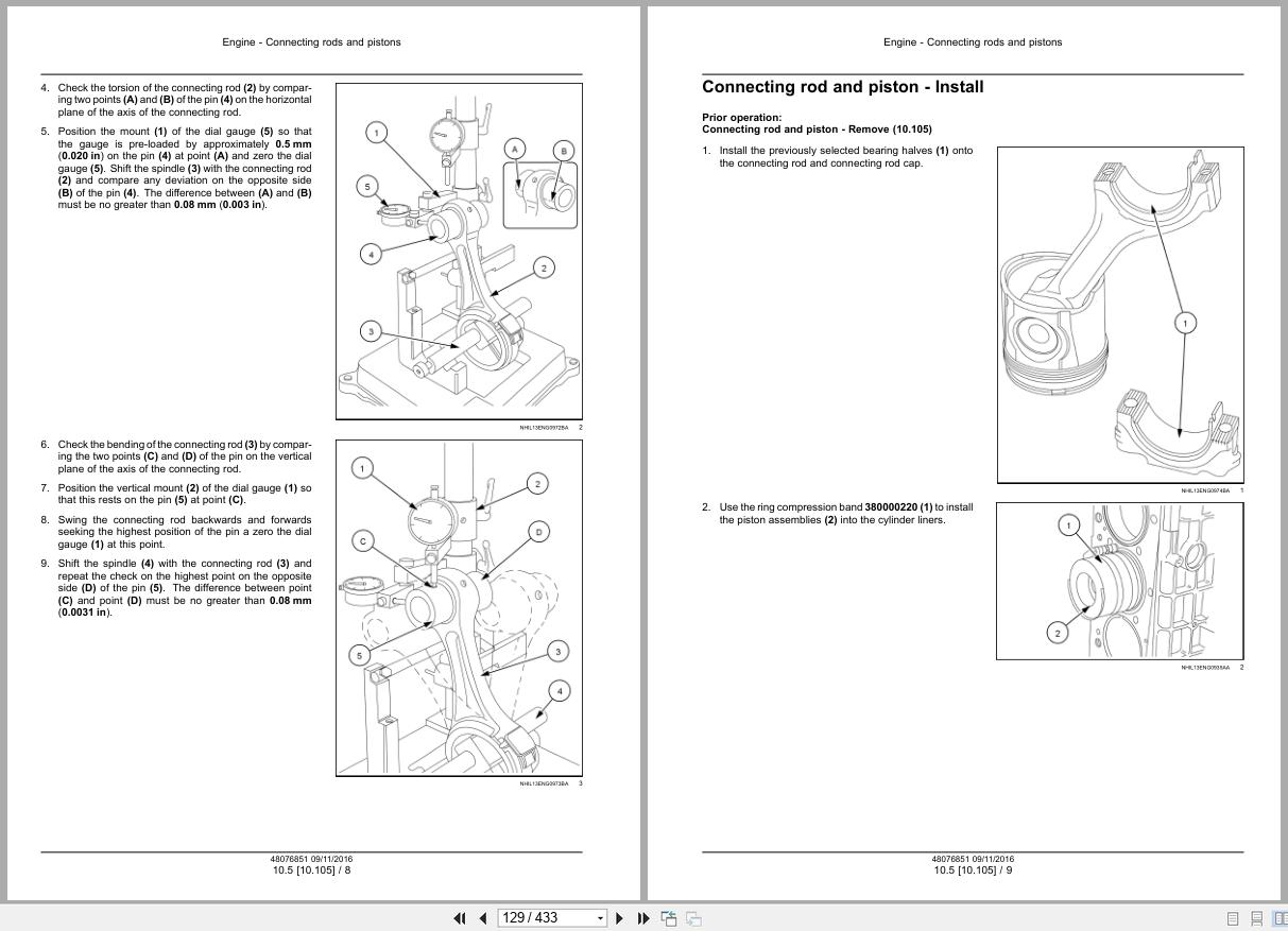 CNH Engine F2CFE613AB041 to F2CFE614HB005 Cursor 9 Service Manual 48076851 2016 (3)