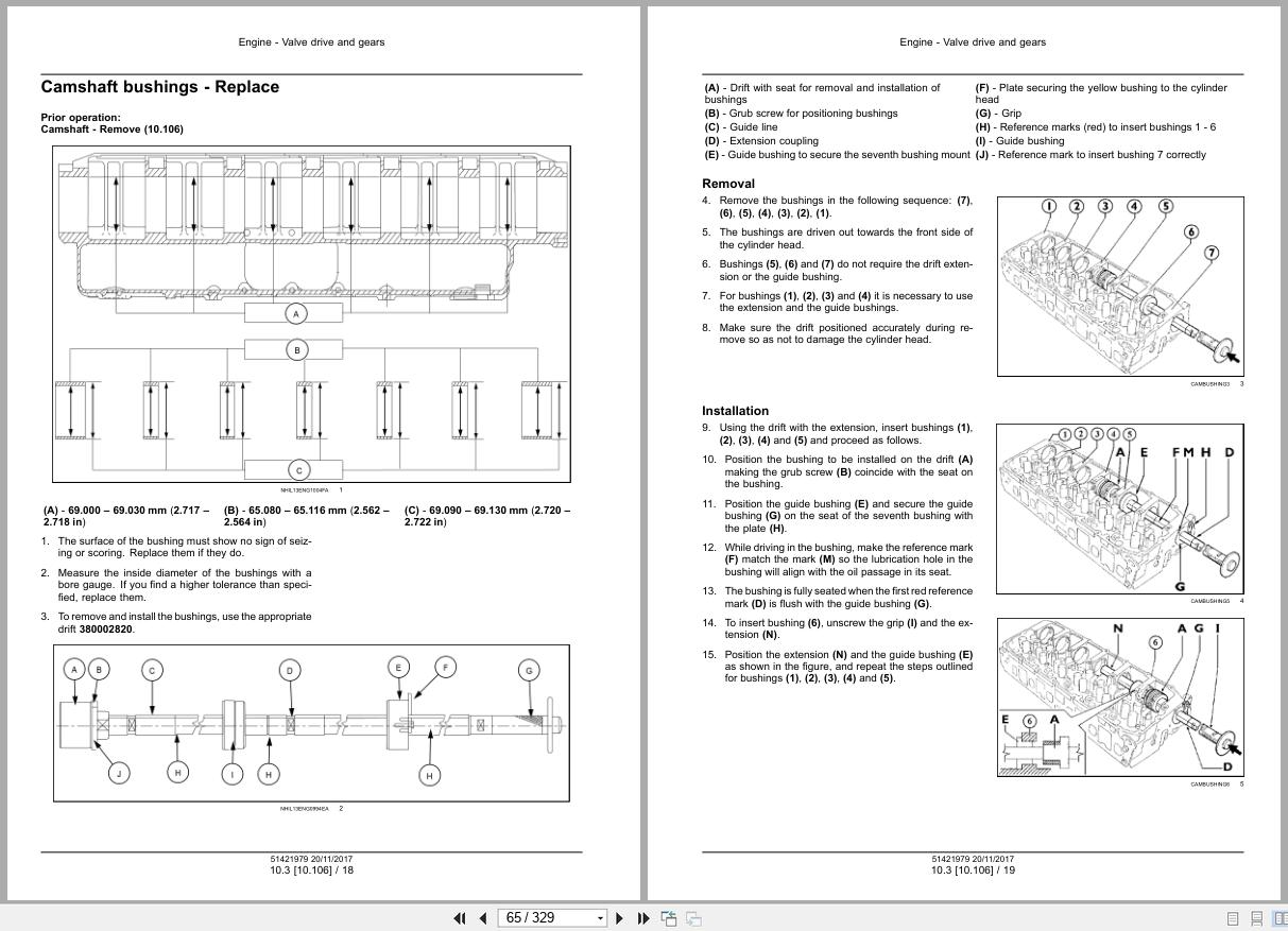 CNH Engine F3AFE613AA Cursor 10 Service Manual 51421979 2017 (2)