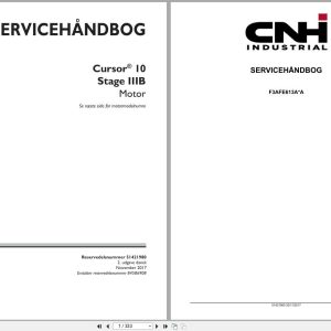 CNH Engine F3AFE613AA Cursor 10 Stage IIIB Service Manual 51421980 2017 DK (1)
