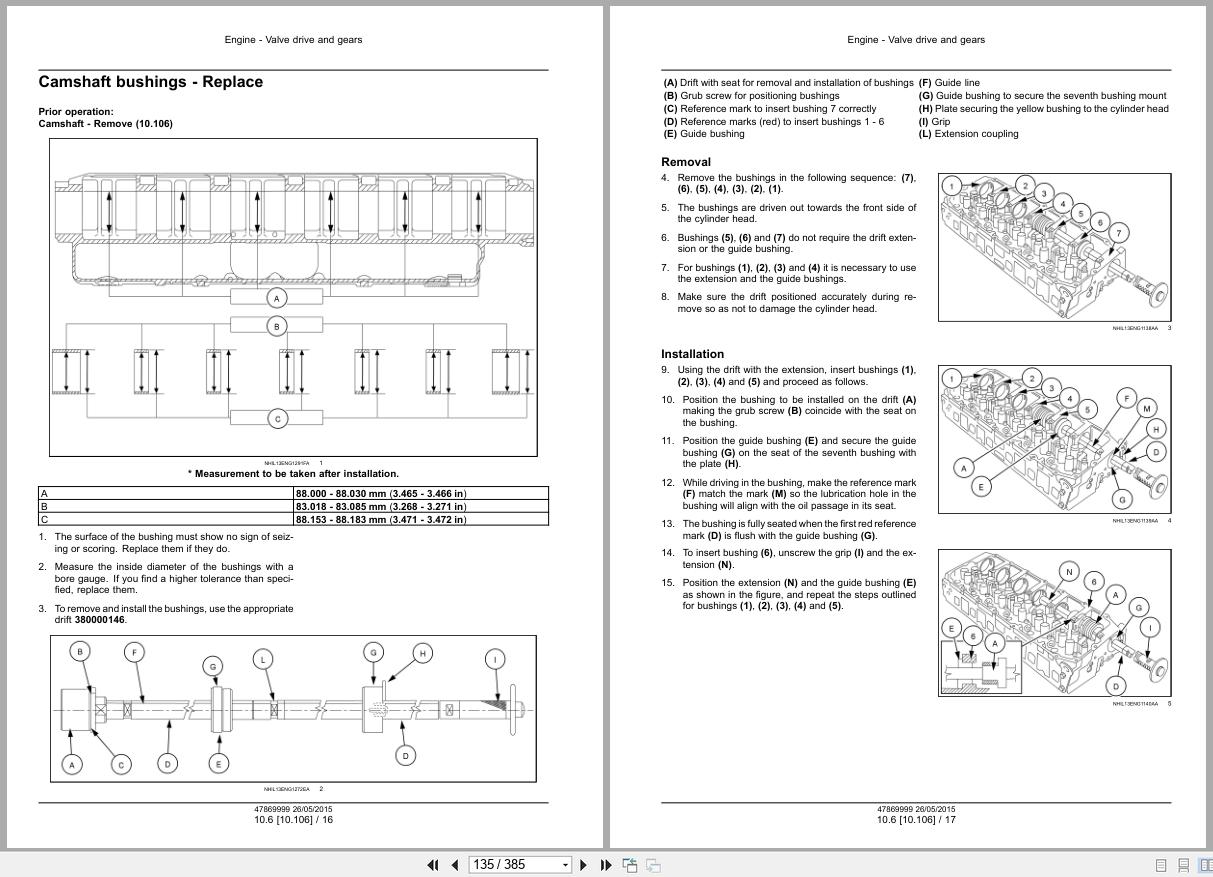 CNH Engine F3DFE613FB001 to F3DFE613JB002 Cursor 13 Service Manual 47869999 2015 (2)