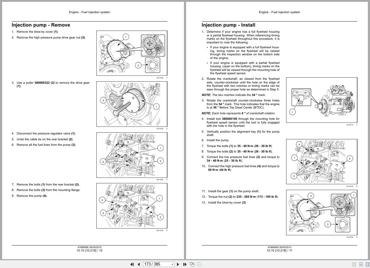 CNH Engine F3DFE613FB001 to F3DFE613JB002 Cursor 13 Service Manual 47869999 2015 (3)