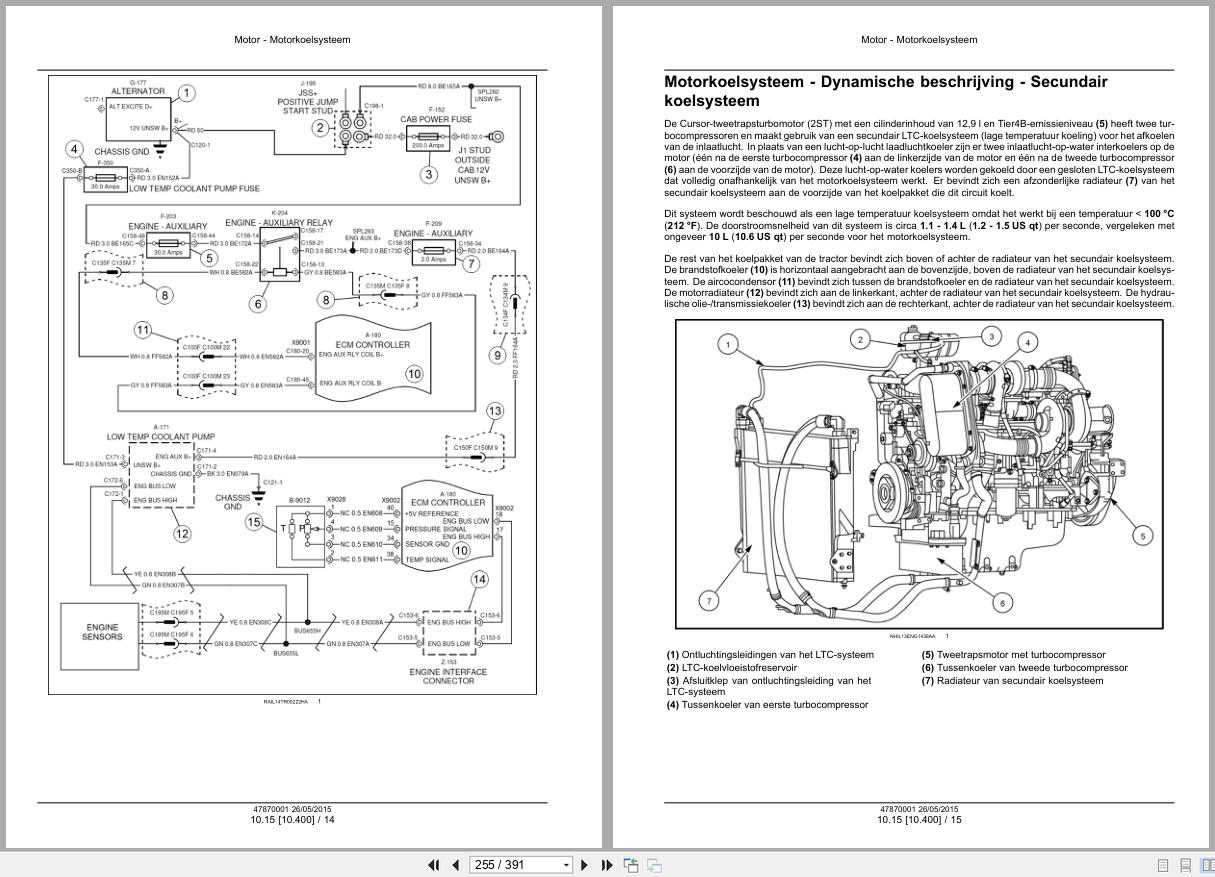 CNH Engine F3DFE613FB001 to F3DFE613JB002 Service Manual 47870001 2015 NL (2)