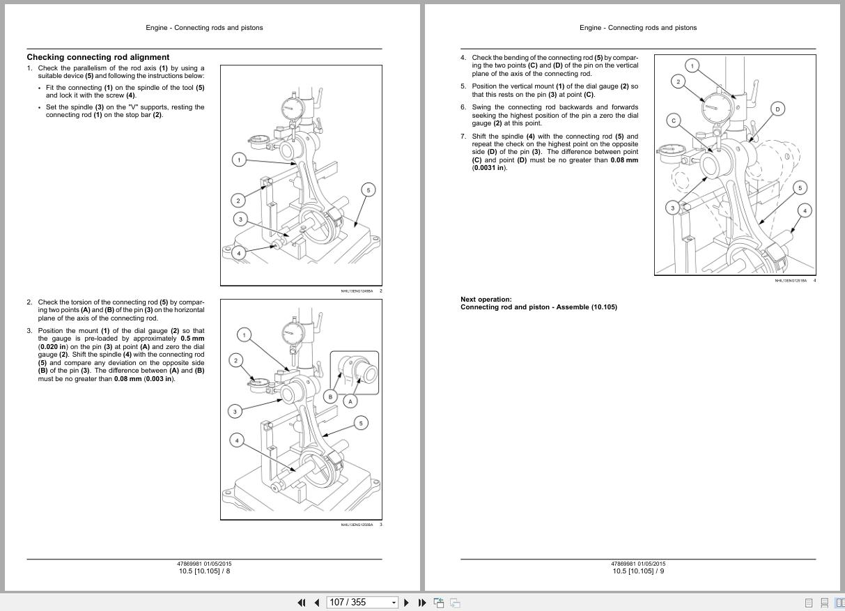 CNH Engine F3HFE613AB003 to F3HFE613GB002 Cursor 13 Service Manual 47869981 2015 (3)