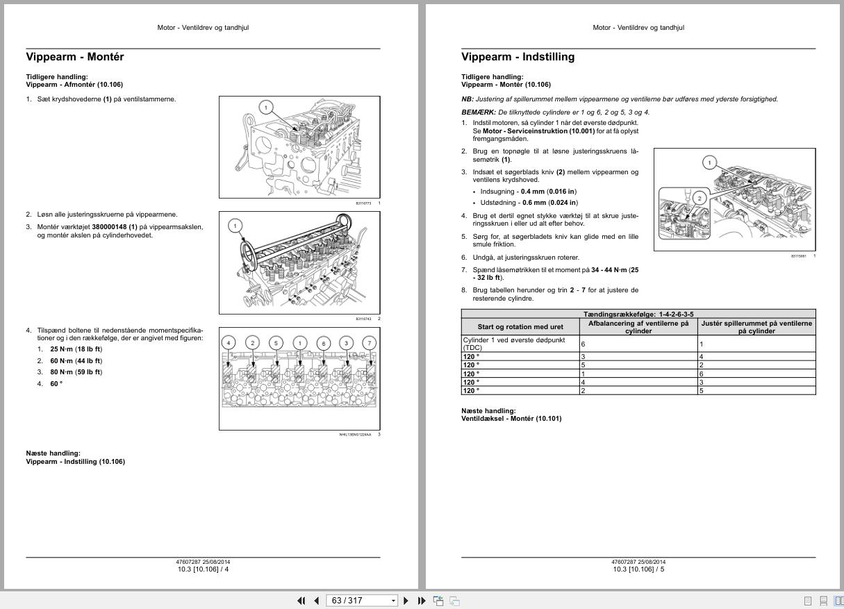 CNH Engine F3HFE613AB003 to F3HFE613GB002 Service Manual 47607287 2014 DK (2)