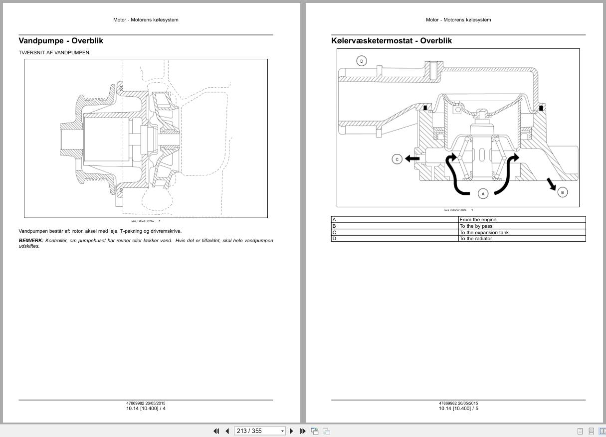 CNH Engine F3HFE613AB003 to F3HFE613GB002 Service Manual 47869982 2015 DK (2)