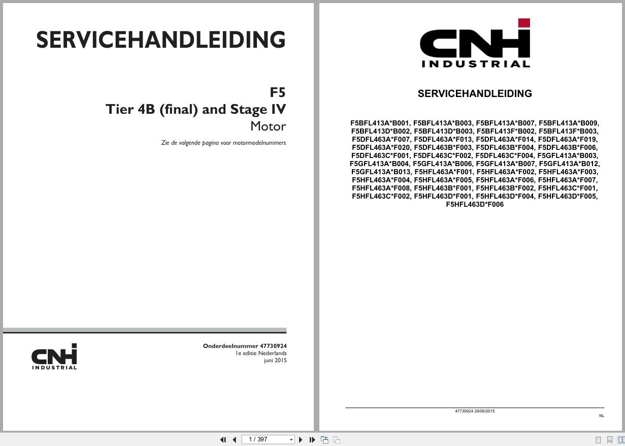 CNH Engine F5BFL413AB001 to F5HFL463DF006 Service Manual 47730924 2015 NL (1)