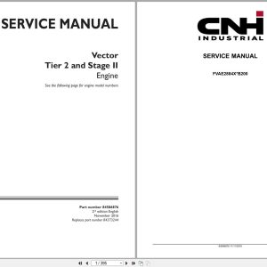 CNH Engine FVAE2884XB200 Service Manual 84586876 2016 (1)