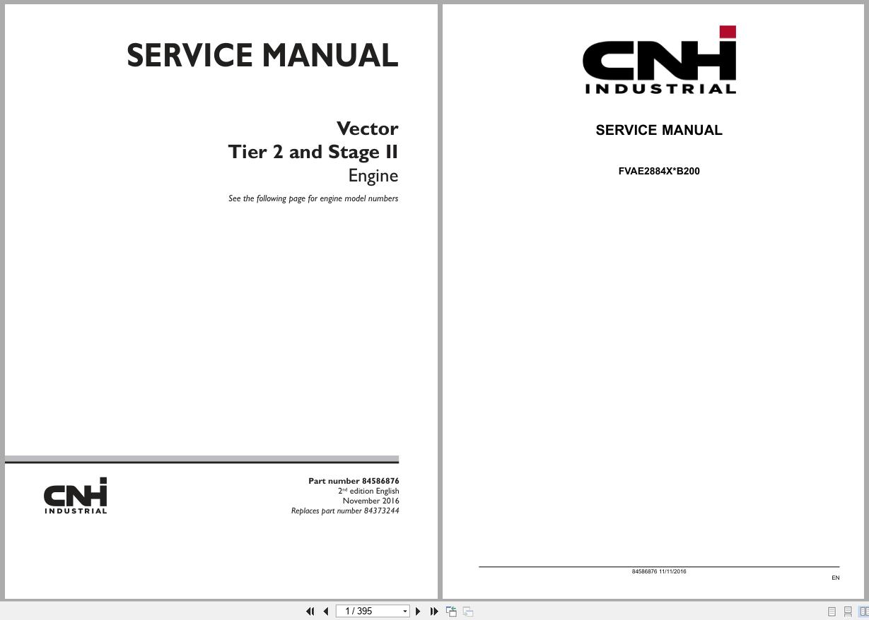 CNH Engine FVAE2884XB200 Service Manual 84586876 2016 (1)