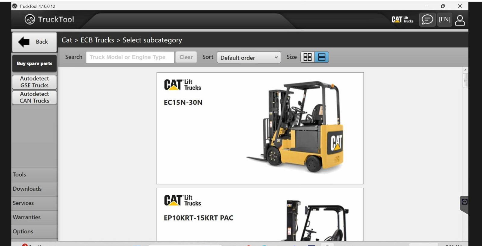 Cat Forklift EC25N How To Fix Error Trucktool 5