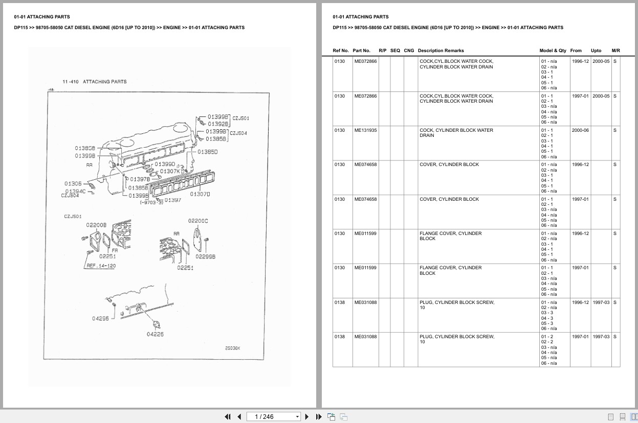 Caterpillar Forklift DP115 Europe Parts Catalog (3)