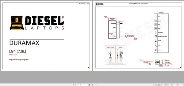 Chevrolet Truck T Series 6Hk1 7.8L 2002 2009 Engine Wiring Diagram 1