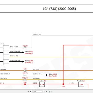 Chevrolet Truck T Series 6Hk1 7.8L 2002 2009 Engine Wiring Diagram 2