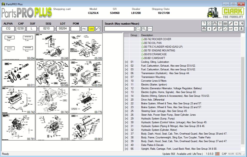 Clark ForkLift Parts Pro Plus EPC v568 01.2026 Spare Parts Catalog 3