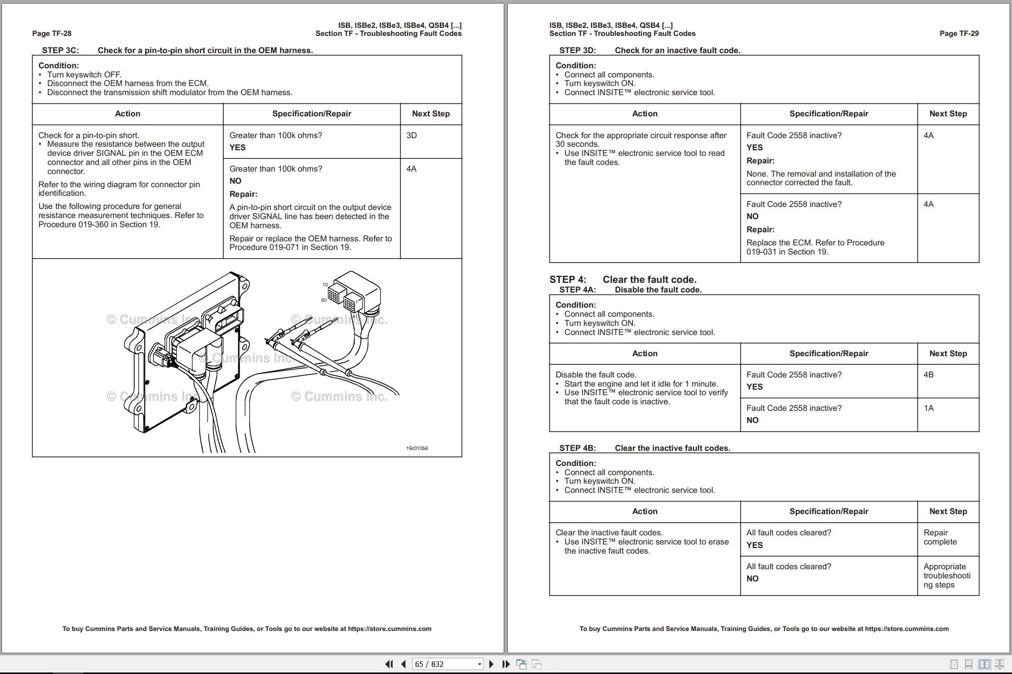 Cummins Diesel Engine ISB to QSL9 CM850 CM2850 Vol 4 Troubleshooting Repair Manual 4021416 2019 (2)