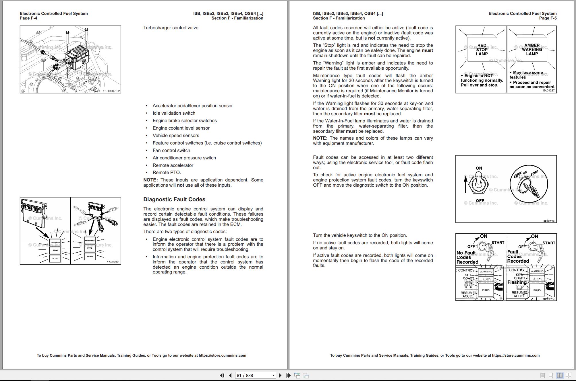 Cummins Diesel Engine ISB to QSL9 CM850 CM2850 Vol1 Troubleshooting Repair Manual 4021416 2019 (2)