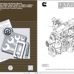 Cummins Diesel Engine ISB to QSL9 CM850 CM2850 Vol3 Troubleshooting Repair Manual 4021416 2019 (1)