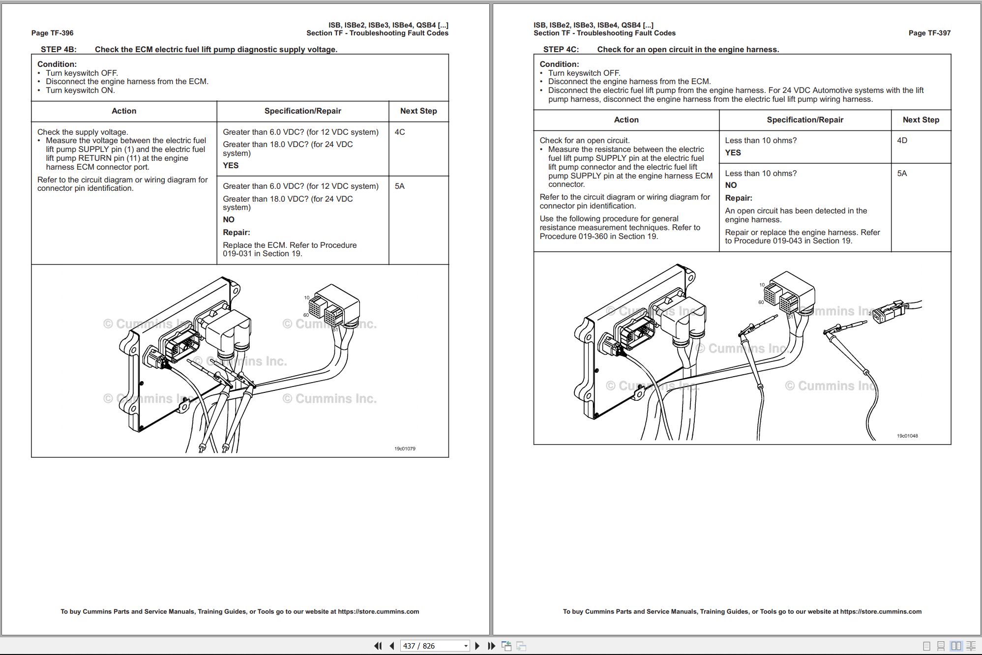 Cummins Diesel Engine ISB to QSL9 CM850 CM2850 Vol3 Troubleshooting Repair Manual 4021416 2019 (2)