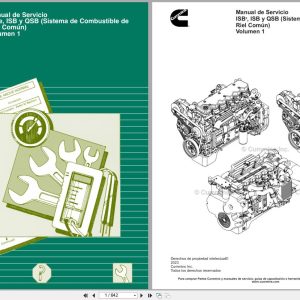 Cummins Diesel Engine ISBe ISB QSB Vol1 Service Manual 4017874 2023 ES (1)